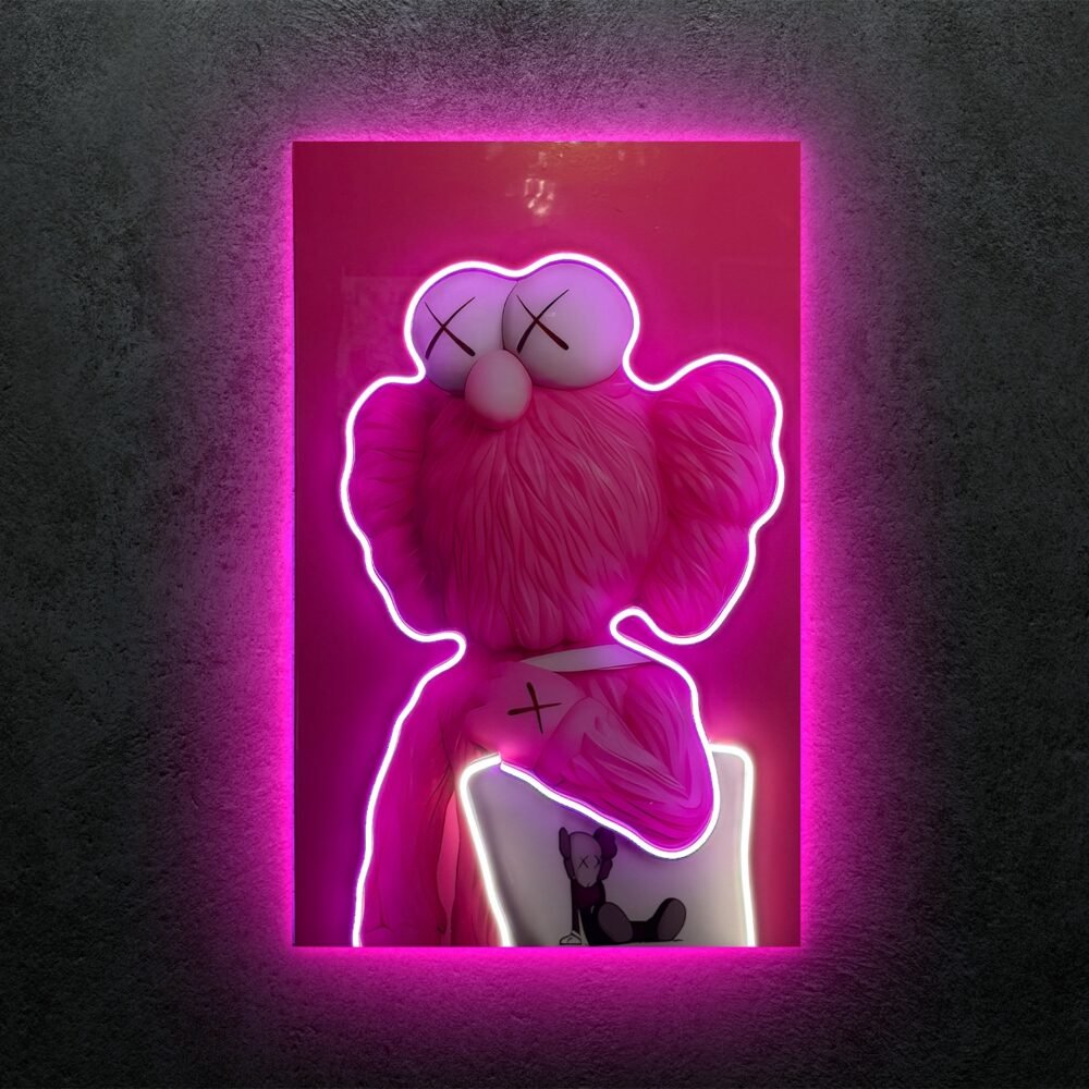 Pink Kaws