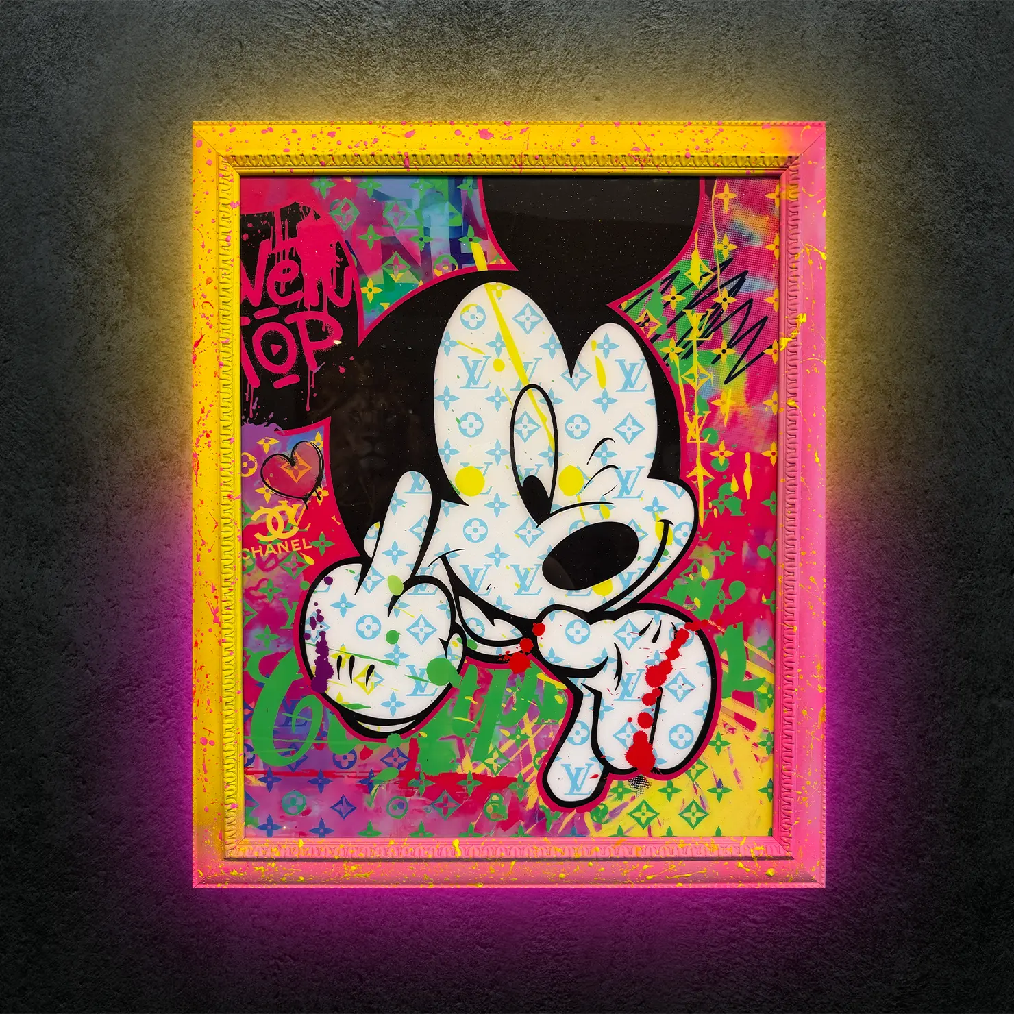 Splatter Mickey Mouse